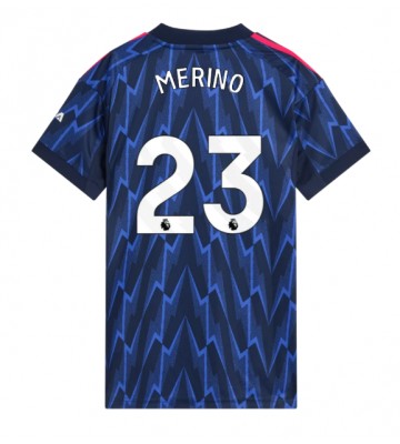 Arsenal Mikel Merino #23 Udebanetrøje Dame 2025-26 Kort ærmer